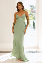 Drift Away Maxi Dress Green