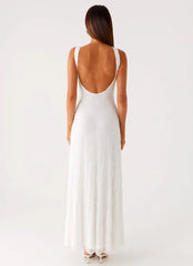 Embrace The Sun Maxi Dress - White