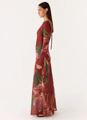 Charmayne Chiffon Maxi Dress - Cuba Cuba