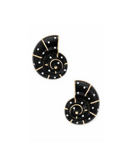 Spiral Shell Stud Earring