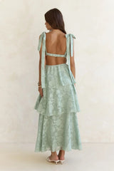 Meadow Of Dreams Maxi Dress Sage