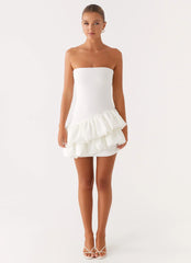 Marie Mini Dress - White