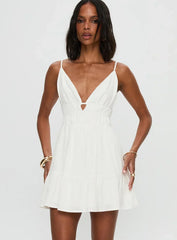 Elpida Mini Dress White