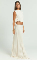 Lioness - Field of Dreams Maxi Skirt in Ivory