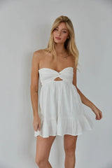 Savannah Twist Front Romper
