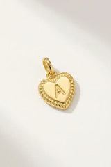 Initial Heart Charm