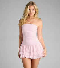 More To Come Tube Skater Dress