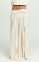 Lioness - Field of Dreams Maxi Skirt in Ivory