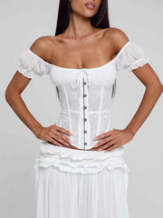 Lubela Corset Top White