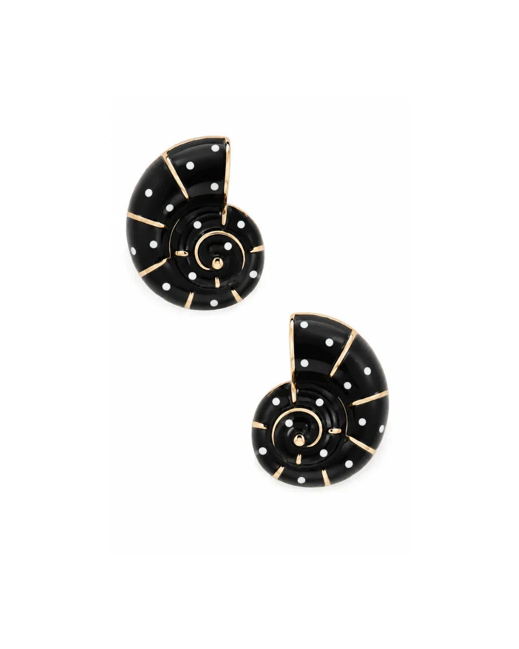Spiral Shell Stud Earring